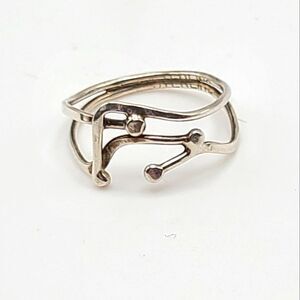 Handcrafted Sterling Silver Ring, size 6.5